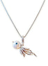 Freshwater pearl AAAA  white pendant necklace,stainless steel