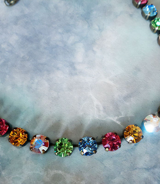 TUTTI FRUTTI Austrian crystal multicolour  necklace
