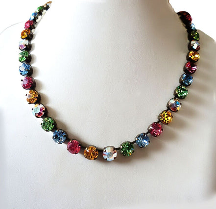 TUTTI FRUTTI Austrian crystal multicolour  necklace