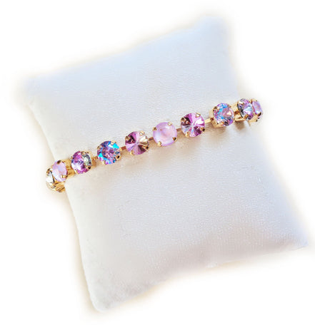 TIMELESS PURPLE Austrian  crystal tennis s bracelet vitrail light,violet