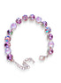 TIMELESS PURPLE Austrian  crystal tennis s bracelet vitrail light,violet