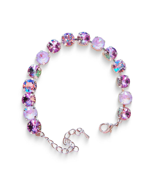TIMELESS PURPLE Austrian  crystal tennis s bracelet vitrail light,violet
