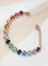 RAINBOW,Crystal tennis bracelet multicolour